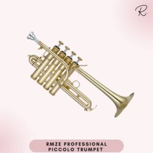 Rmze Professional Gold Piccolo including Hardcase, Mouthpiece, Value Oil, Gloves – Musical Instruments