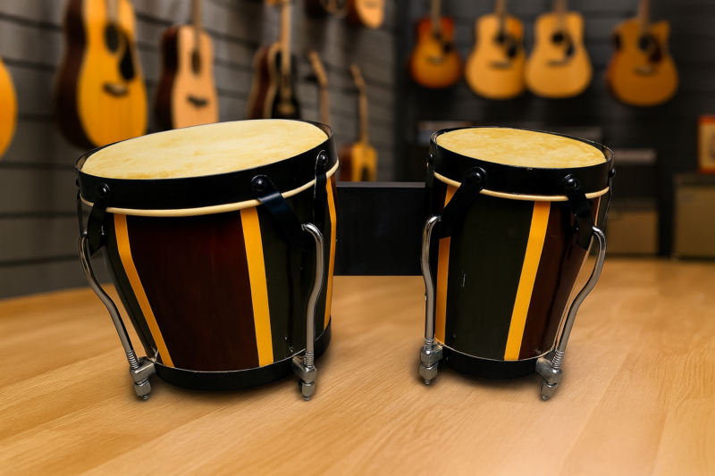 Rmze Professional Bongo Drum Set – Perfect for Beginners & Professional Percussionists - Musical Instrument