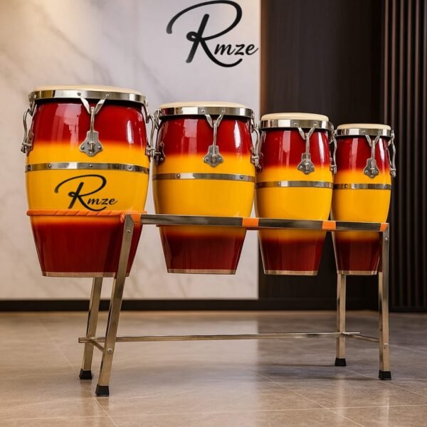 🎶 Rmze Professional Congo Drum Set – Perfect for Stage, Studio & Live Performances 🥁