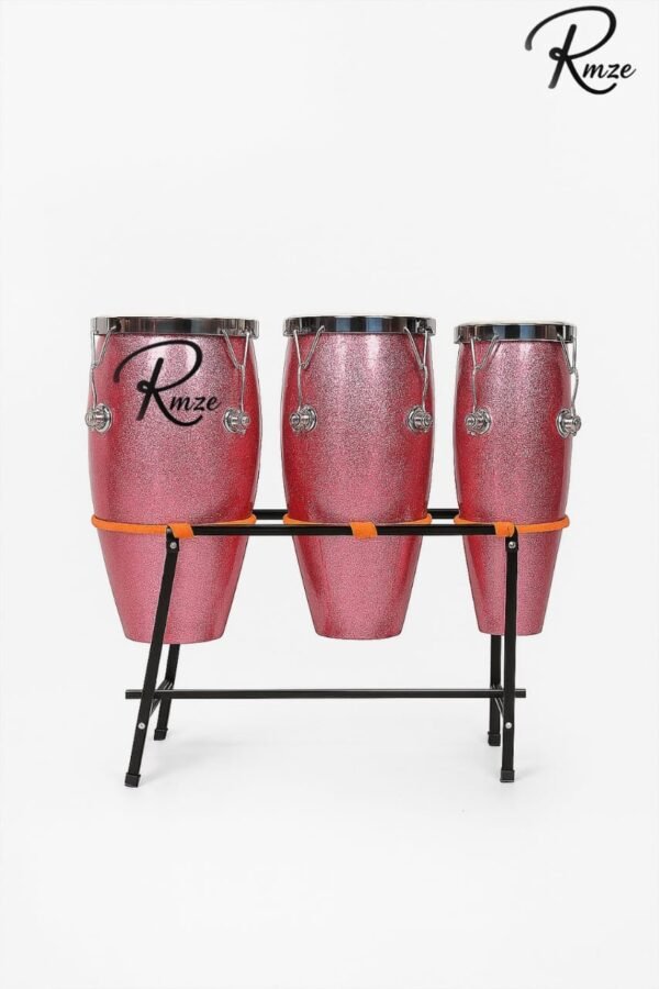 Rmze Precision Crafted Fiber Congo Drum Set – Perfect for Stage, Studio & Live Performances - Musical Instrument