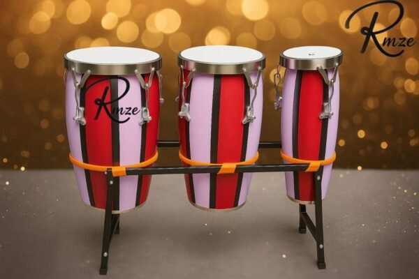 Rmze Precision Crafted Congo Drum Set – Perfect for Stage, Studio & Live Performances - Musical Instrument