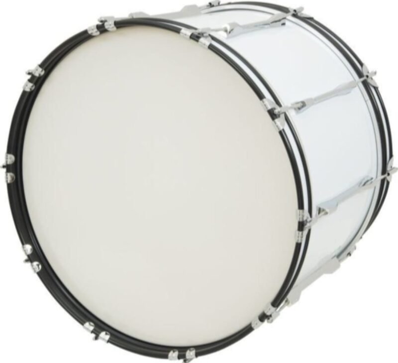 High-Quality Marching Bass Drum | Deep & Powerful Sound | Durable Body for Schools, Bands & Orchestras - Musical Instrument