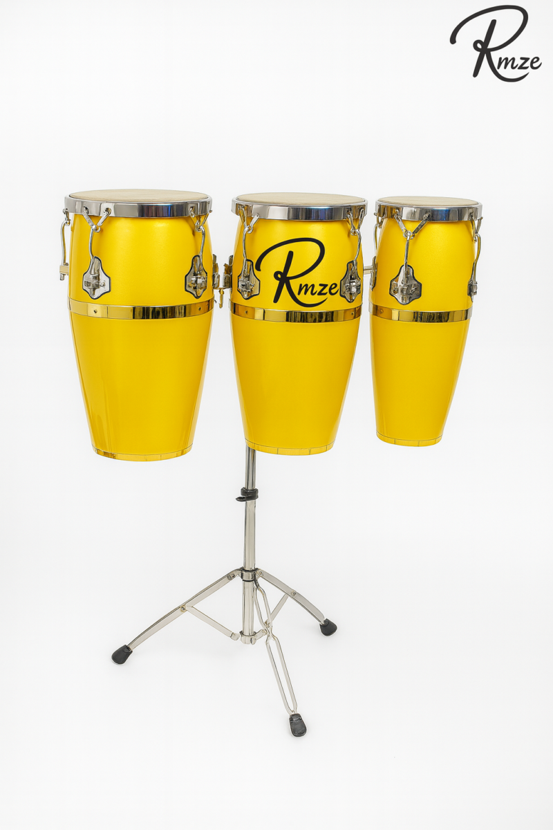 Rmze Precision-Crafted Congo Drum Set – Perfect for Stage, Studio & Live Performances - Musical Instrument