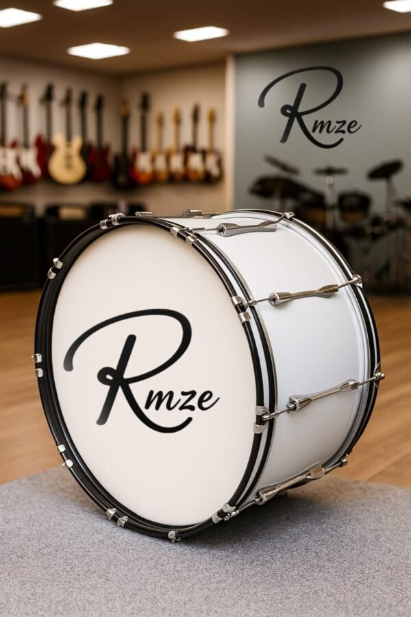High-Quality Marching Bass Drum | Deep & Powerful Sound | Durable Body for Schools, Bands & Orchestras - Musical Instrument
