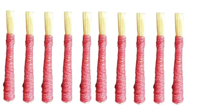Handmade Shehnai Reeds Made from Natural Cane  (Pack of 10 Reeds) – Smooth & Clear Sound