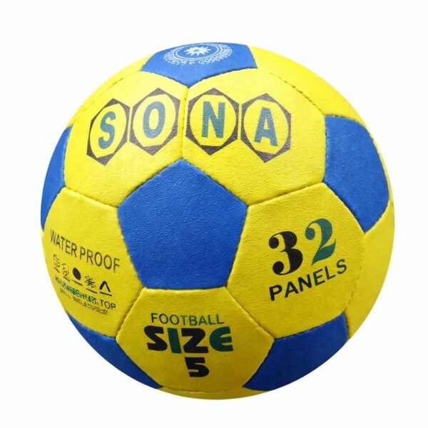 Sona Style Football Size 5 | PU Training & Match Soccer Ball | 32 Panel High Grip Football for Outdoor Play