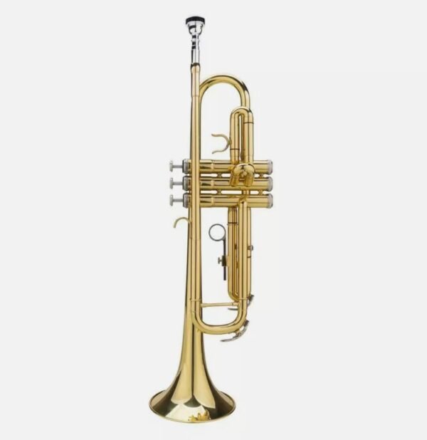 Rmze Professional Bb Brass Trumpet for Beginners & Professionals – Golden-2415 Trumpet Set – Musical Instrument