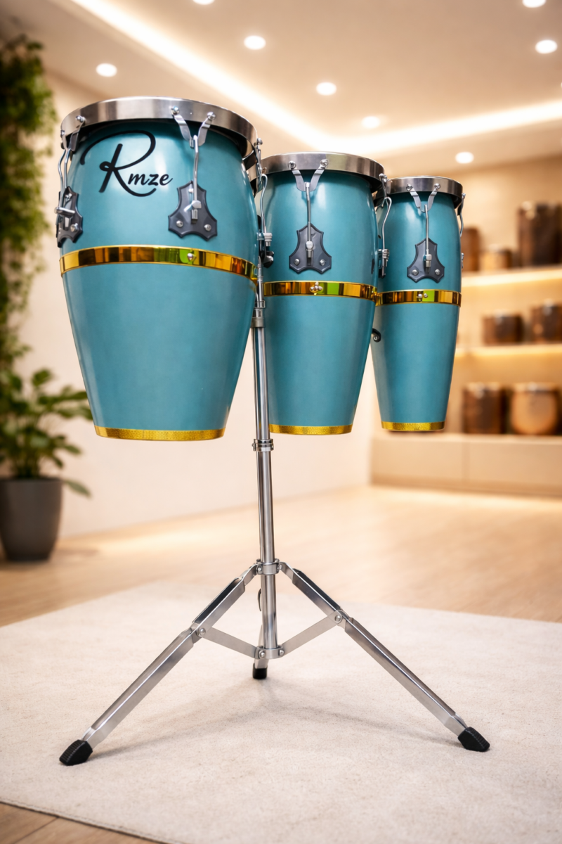 Rmze Congo Drum Set with Stand – Professional Bongo Drums for Sale | Wholesale & Bulk Orders Available