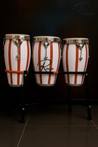 Rmze Precision-Crafted White Congo Drum