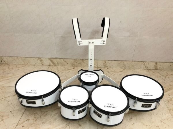 5-Pad Practice Drum Set with Stand – Professional Drum Practice Kit for Kids & Beginners (Portable Training Drum Set)