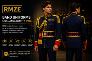 Premium RMZE Band Uniforms for marching bands, military bands, schools and ceremonial performances