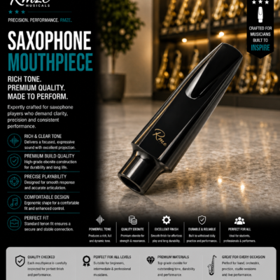Rmze Saxophone Mouthpiece G1 premium ebonite black saxophone mouthpiece
