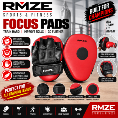 RMZE focus pads for boxing MMA kickboxing martial arts and combat sports training
