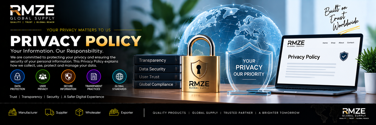 RMZE Privacy Policy for protecting customer information and personal data