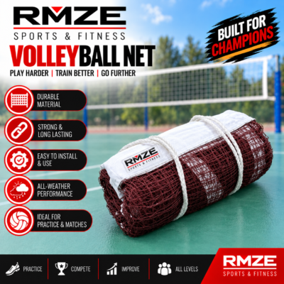RMZE durable volleyball net for practice training and matches