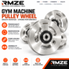 RMZE gym machine pulley wheel with precision bearing available in red and silver